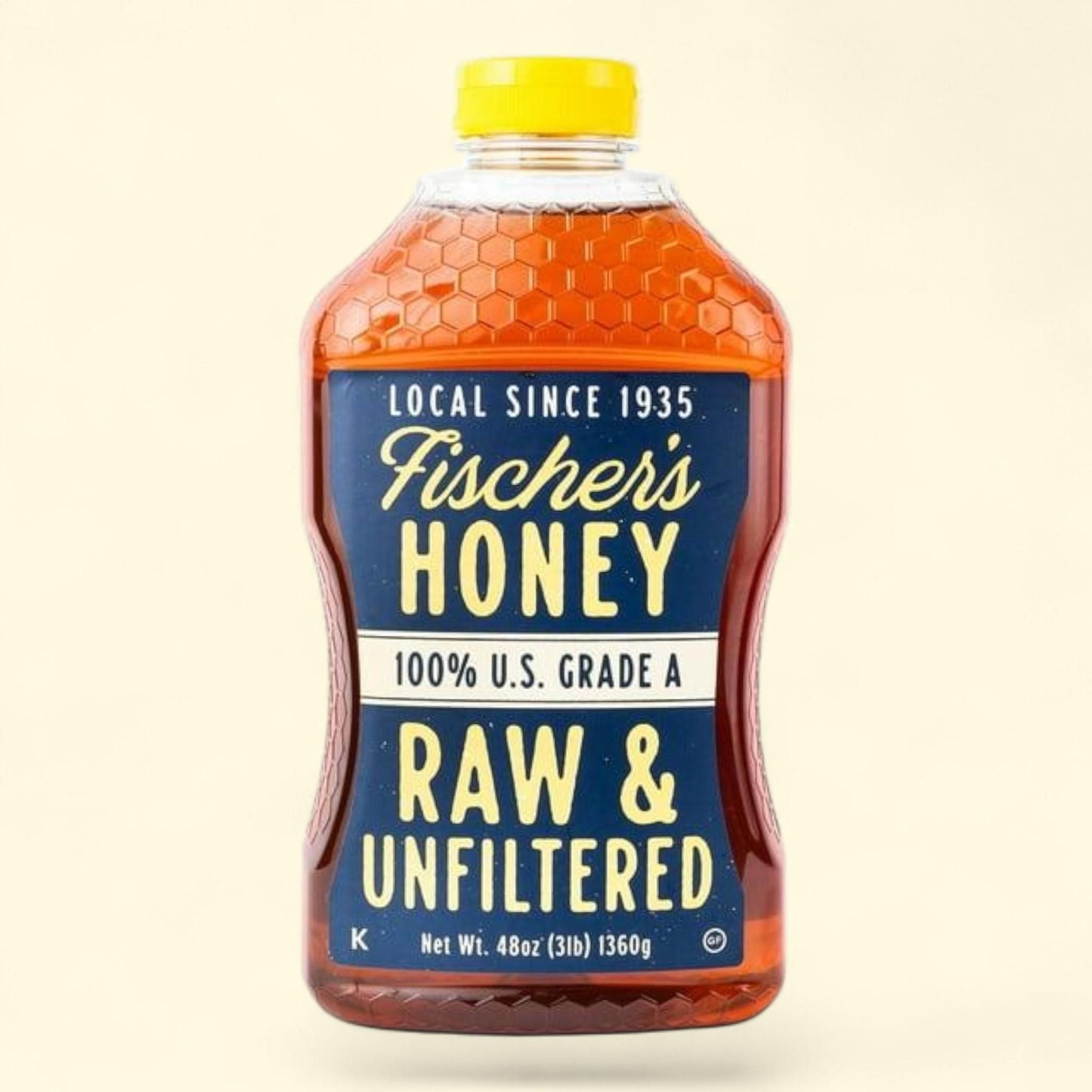 Fischer's Raw and Unfiltered Honey, 48 oz.