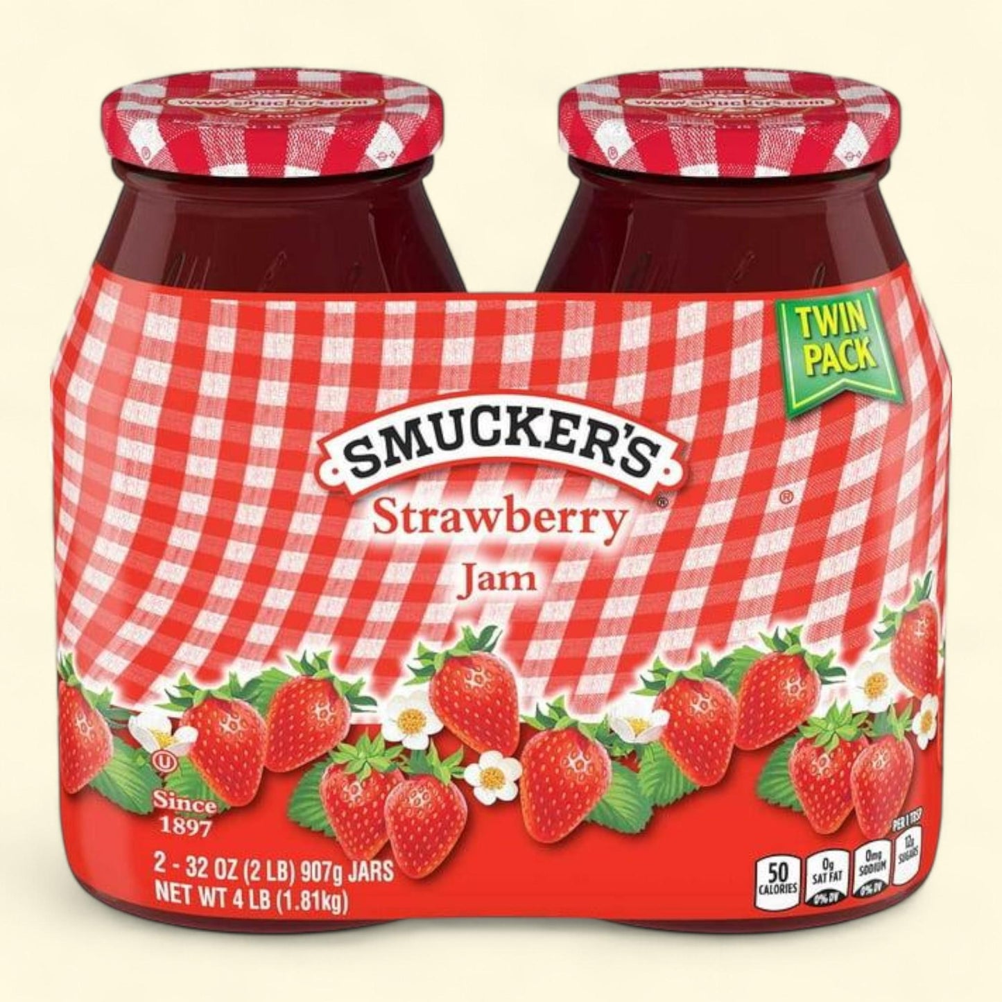 Smucker's Strawberry Jam, 64 oz., 2 pk.