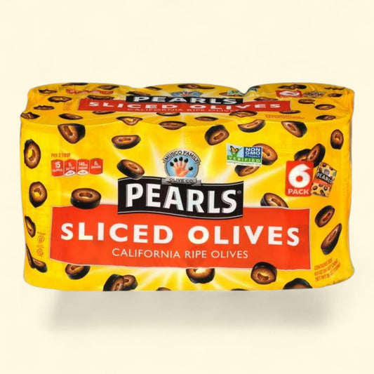 Pearls Sliced Olives, 6.5 oz., 6 pk.
