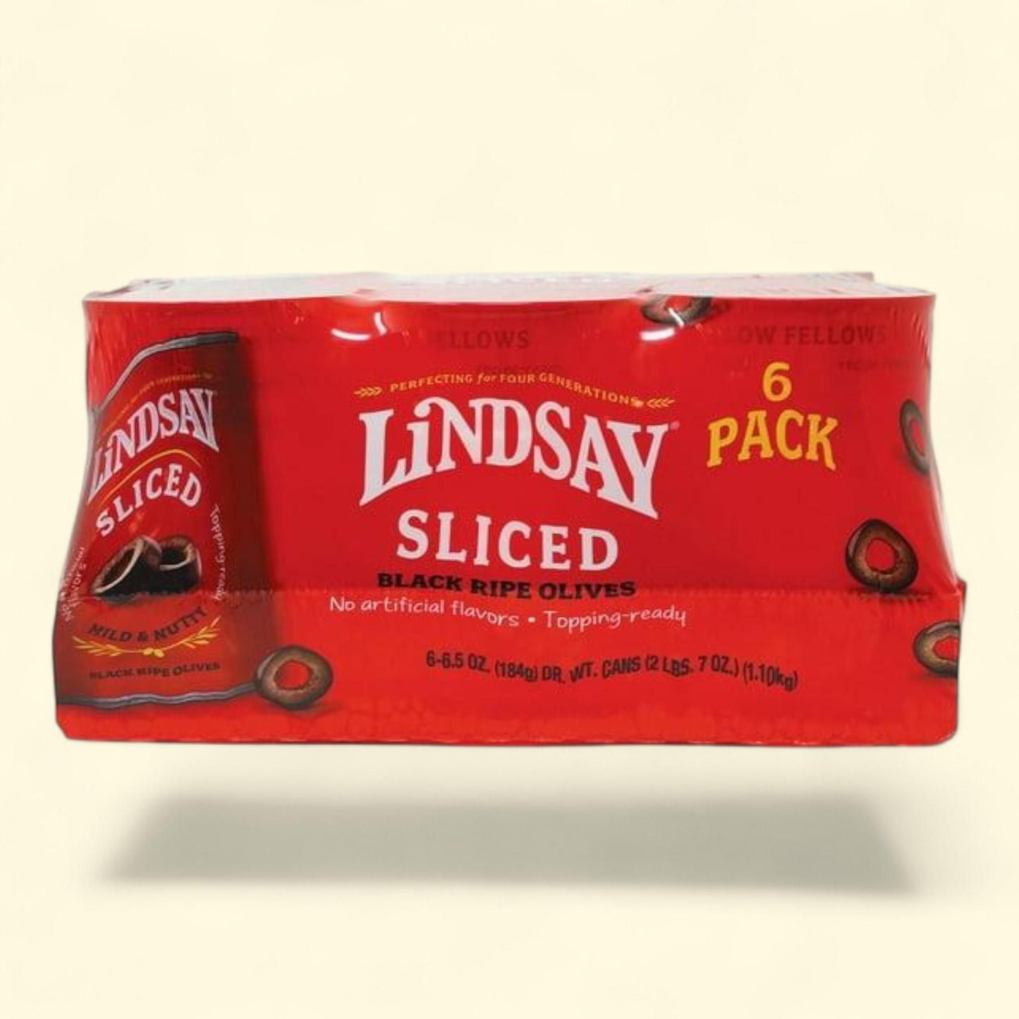Lindsay Sliced Black Ripe Olives, 6.5 oz., 6 pk.