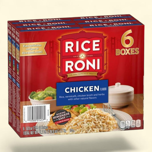 Mélange de riz et de vermicelles Rice-A-Roni, au poulet, 172 g, lot de 6