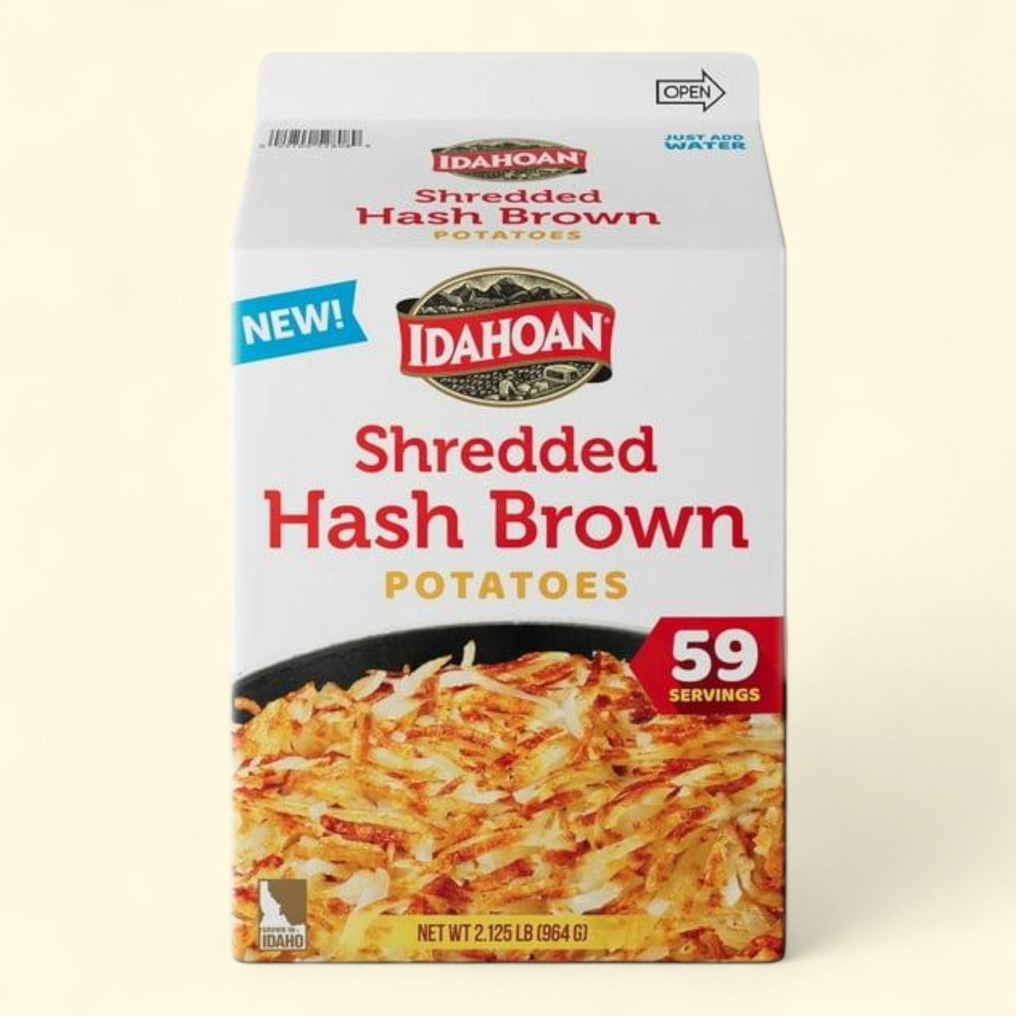 Idahoan Shredded Hashbrowns, 2.125 lbs.