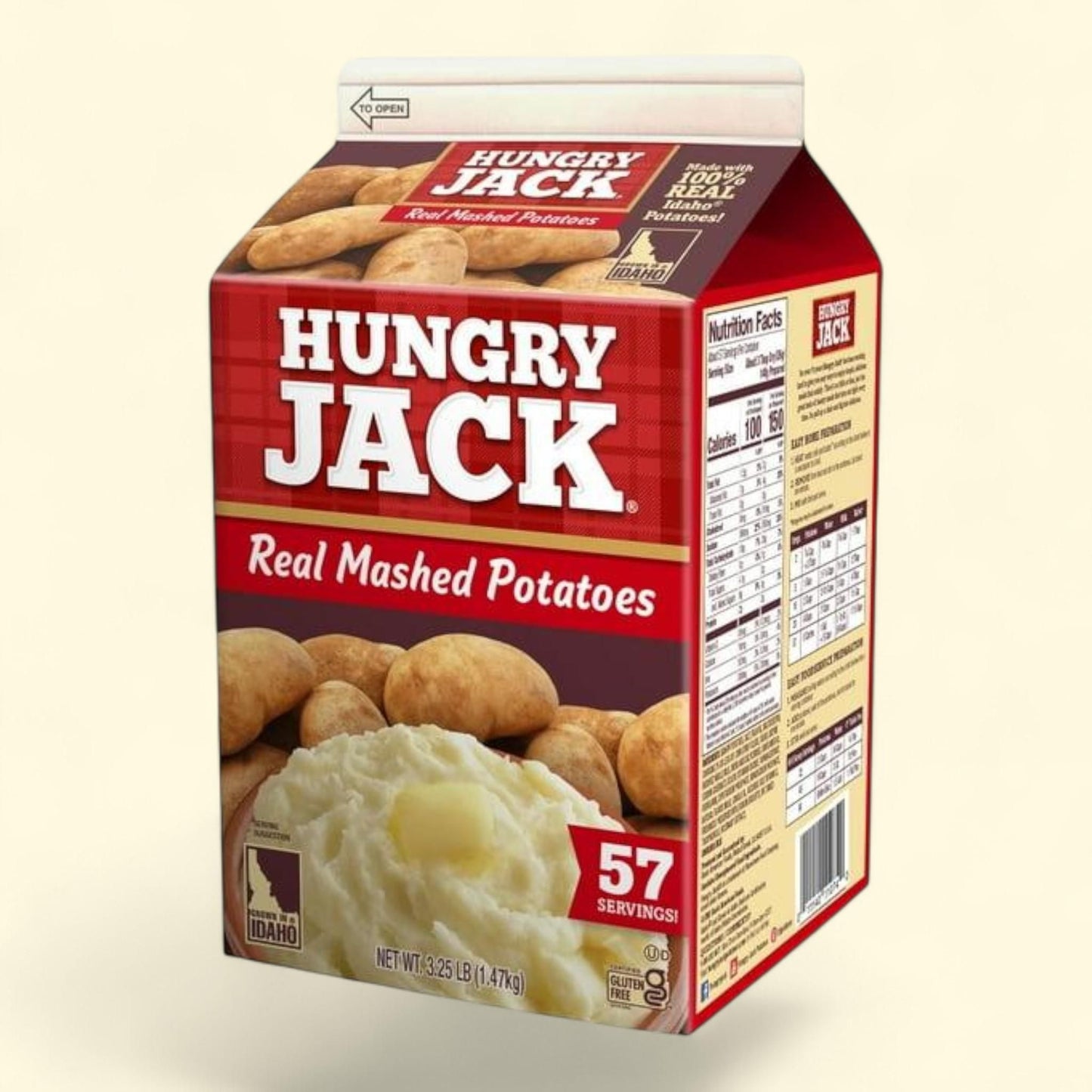 Hungry Jack Mashed Potatoes, 3.25 lbs