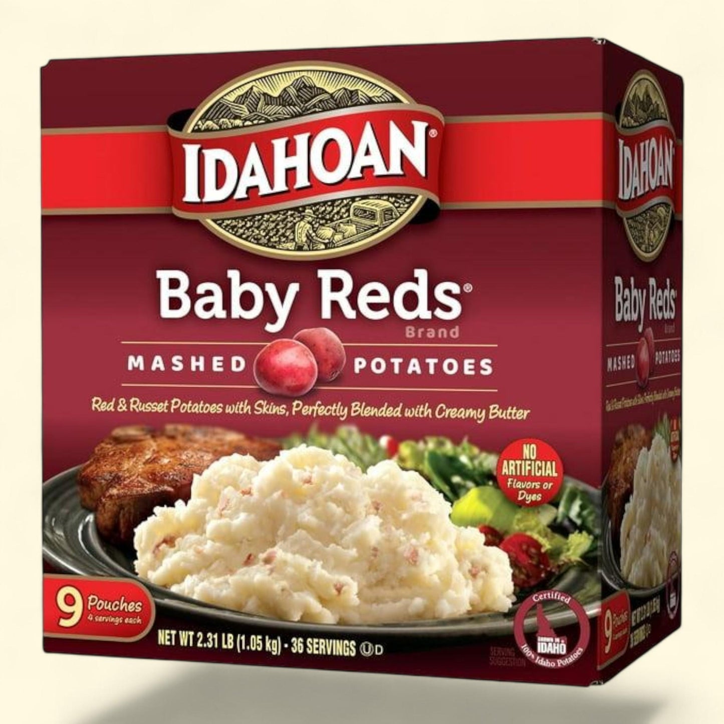 Idahoan Baby Reds Mashed Potatoes, 4 oz., 9 pk