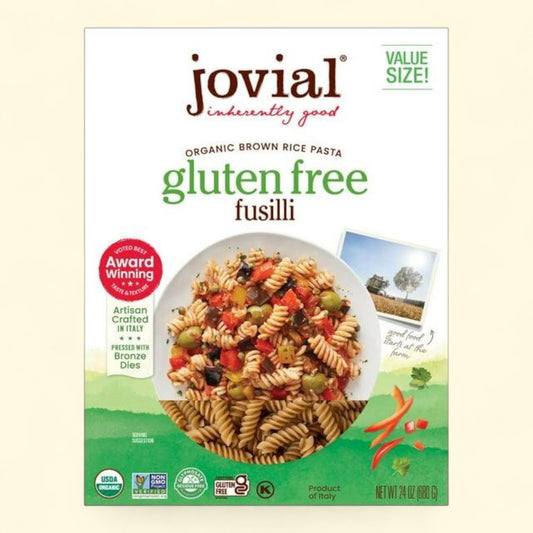 Jovial Organic Brown Rice Pasta, Fusilli, 24 oz.