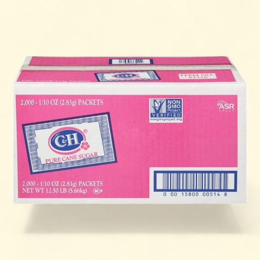 C&H Pure Cane Sugar Packets, 2000 ct.