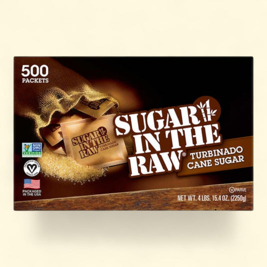 Sugar in the Raw Turbinado Cane Sugar, 4.5 g, 500-count