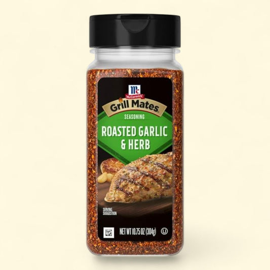 McCormick Grill Mates Roasted Garlic & Herb Seasoning, 10.75 oz.