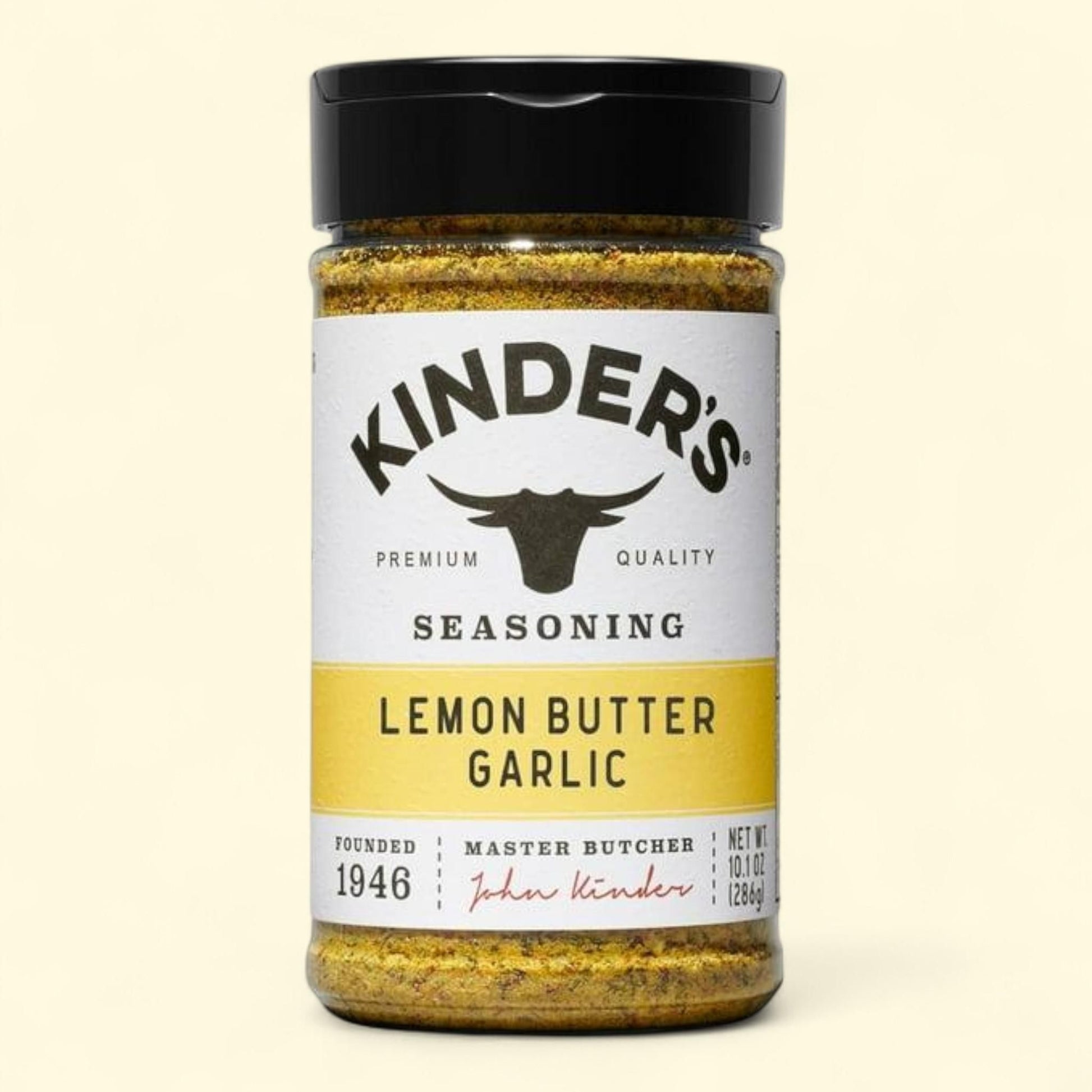 Kinder's Lemon Butter and Garlic Seasoning, 9.25 oz. — authentic US product shipped worldwide by Treatspree
