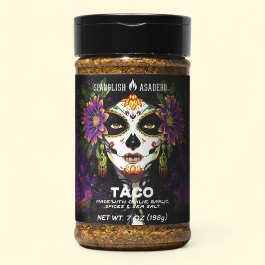 Spanglish Asadero Taco Seasoning, 7 oz.