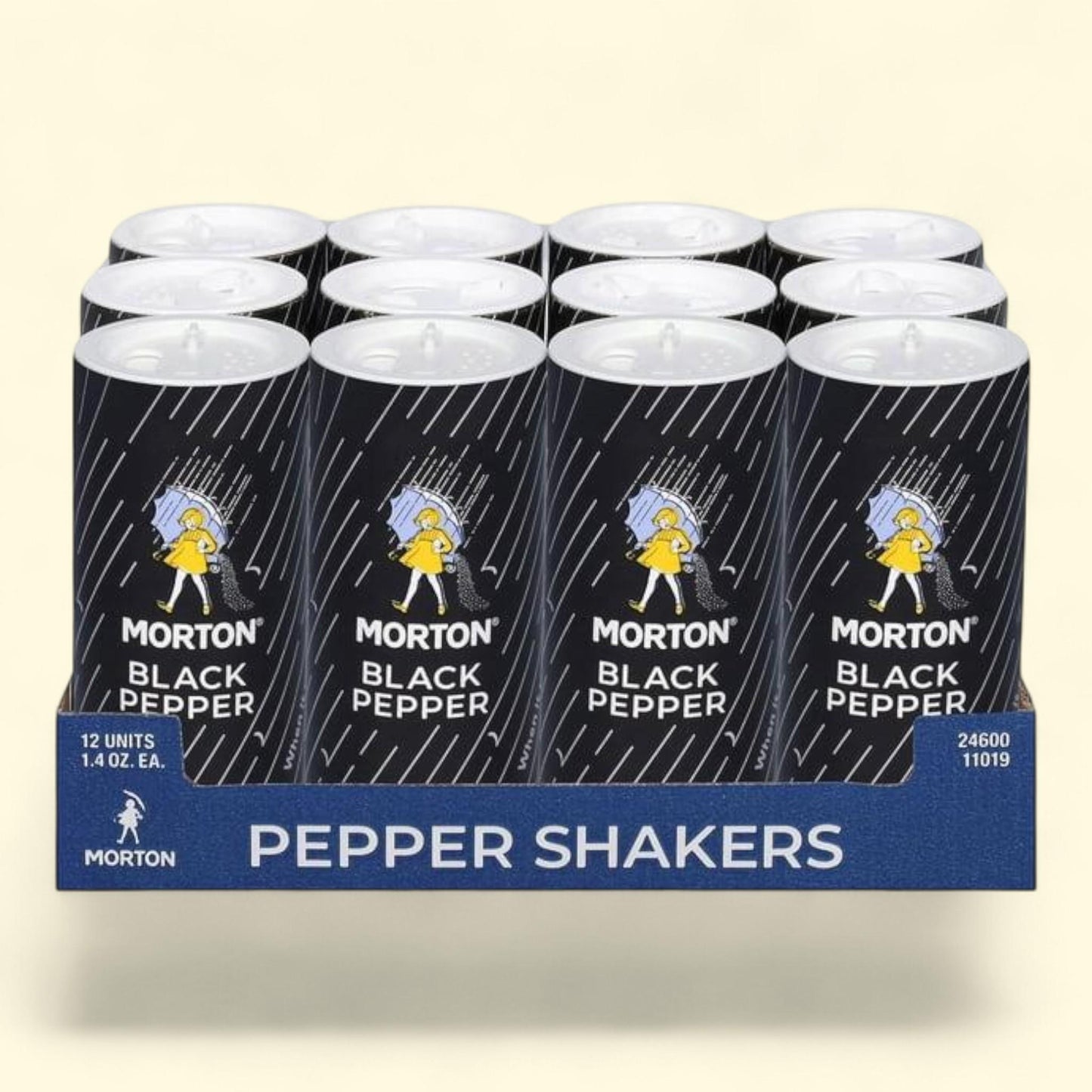 Morton Pepper Shakers, 1.4 oz., 12 pk. — authentic US product shipped worldwide by Treatspree