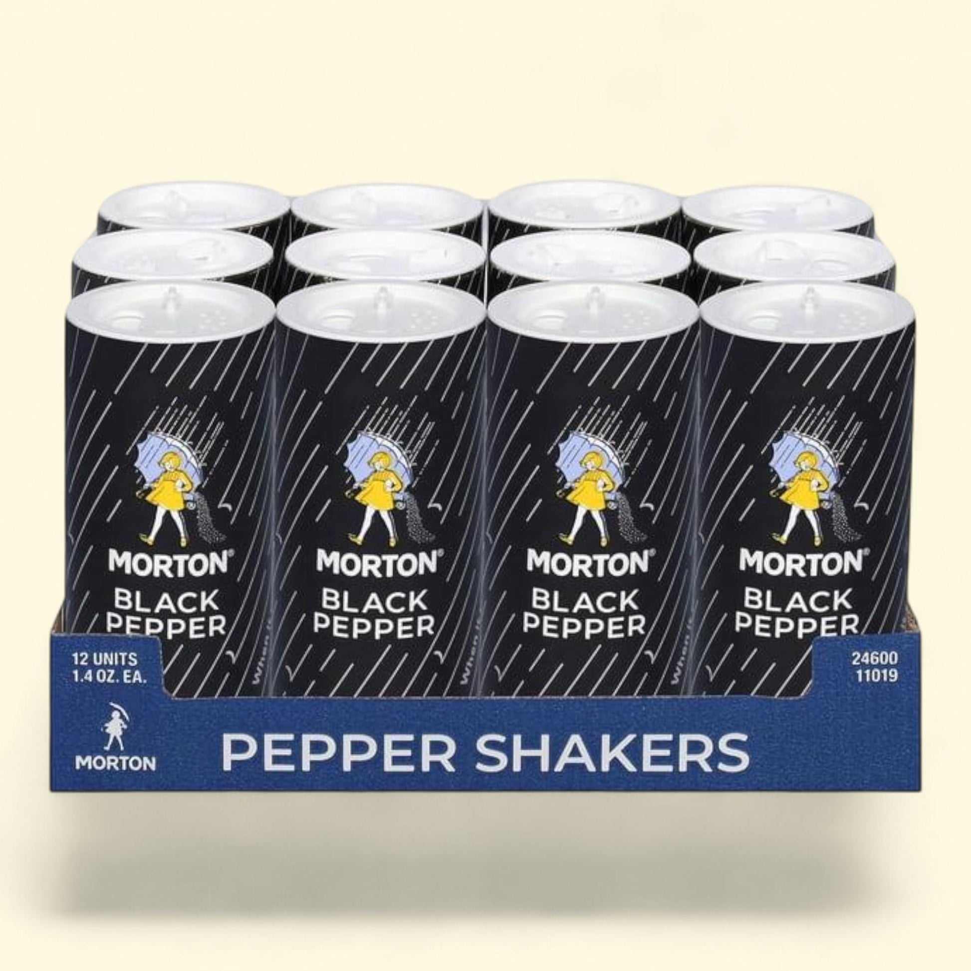 Morton Pepper Shakers, 1.4 oz., 12 pk. — authentic US product shipped worldwide by Treatspree