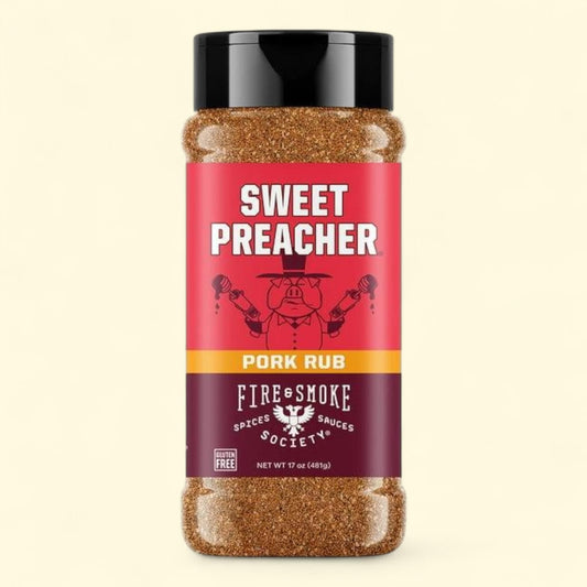 Fire And Smoke Society Sweet Preacher BBQ Rub, 17 oz.