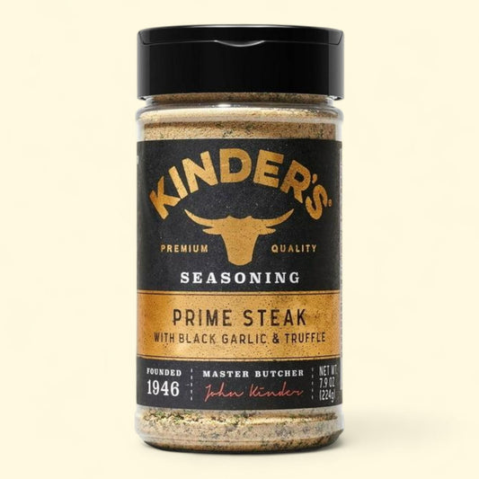 Kinder's Prime Steak with Black Garlic and Truffle Seasoning, 7.9 oz.
