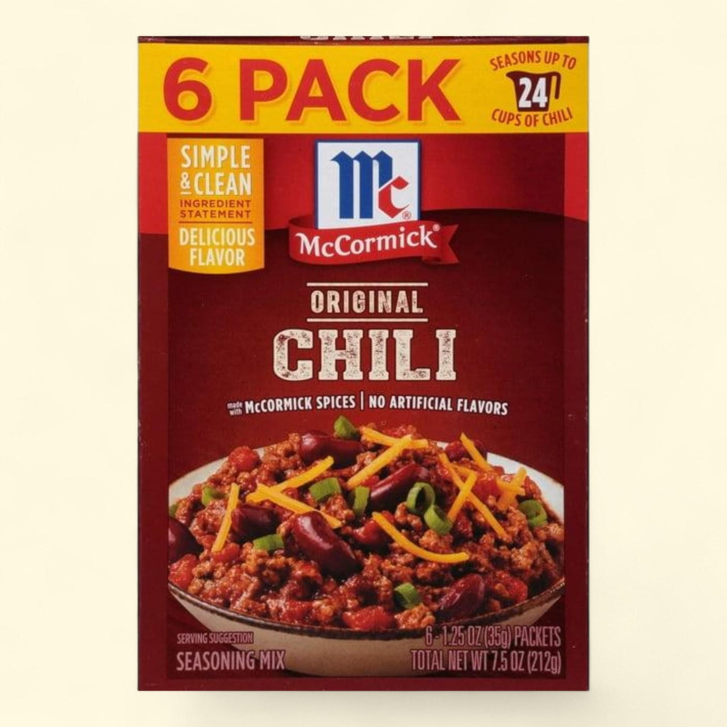 McCormick Chili Original Seasoning Mix, 1.25 oz.