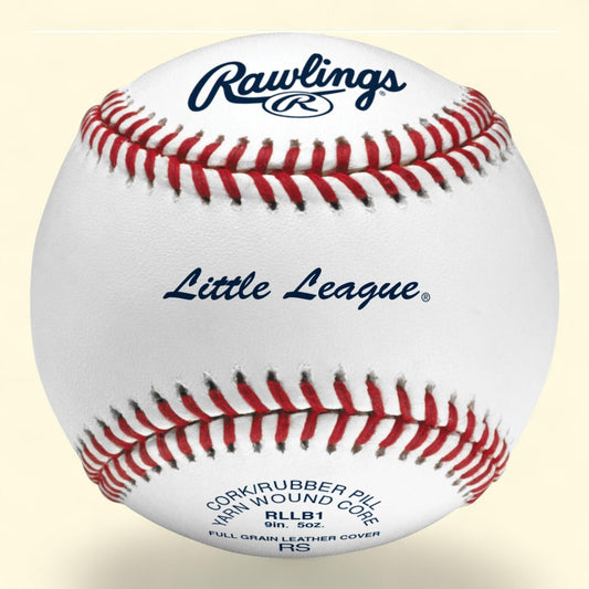 Balles de baseball Rawlings pour la Little League, catégorie Jeunes/14 ans et moins, lot de 6