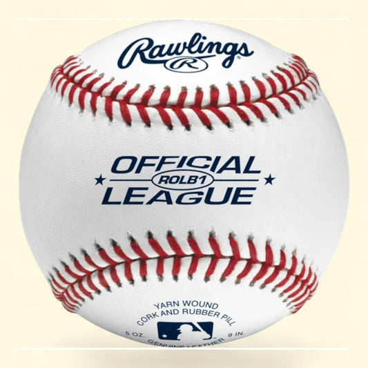 Balles de baseball officielles Rawlings pour les ligues, catégorie Jeunes/14 ans et moins, lot de 12