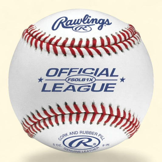 Balles de baseball d'entraînement Rawlings pour la Junior League, lot de 12