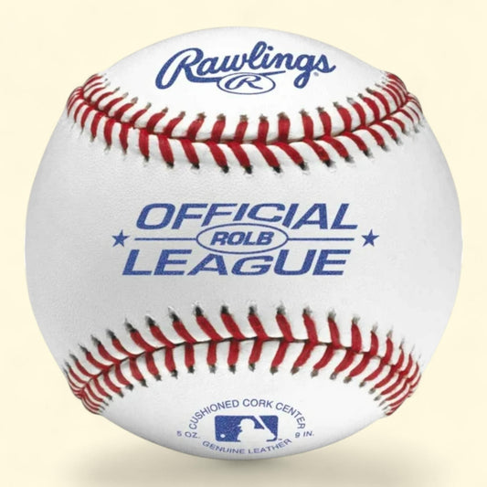 Balles de baseball Rawlings, qualité officielle de tournoi de ligue, cœur rembourré en liège, taille : standard