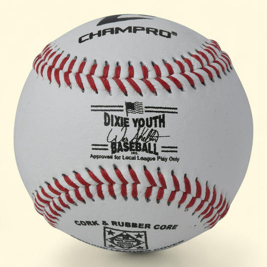 CHAMPRO Ligue Dixie de baseball, catégorie 3, revêtement en cuir véritable, lot de 12