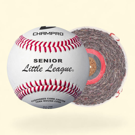 Balles de baseball de tournoi CHAMPRO, revêtement en cuir pleine fleur, lot de 12.