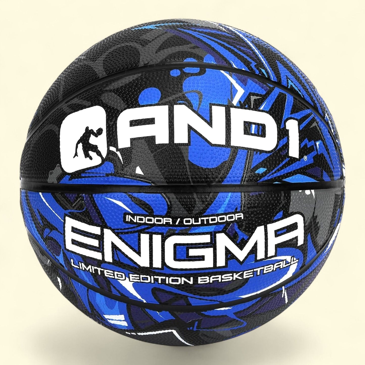 AND1 Enigma Youth Rubber Basketball, Size 5 (27.5 inch)