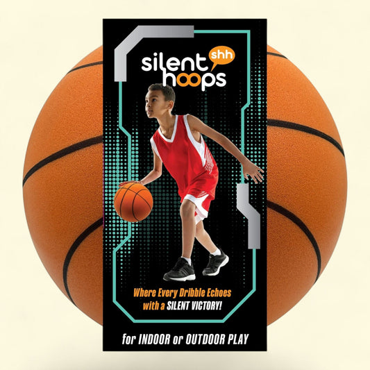 Ballon de basket d'intérieur Supreme Silent Hoops, taille standard