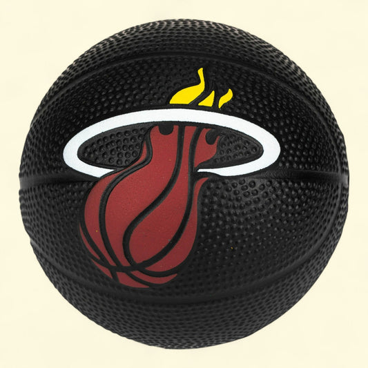 Franklin Sports NBA Miami Heat Mini Foam Basketball, 5.5"
