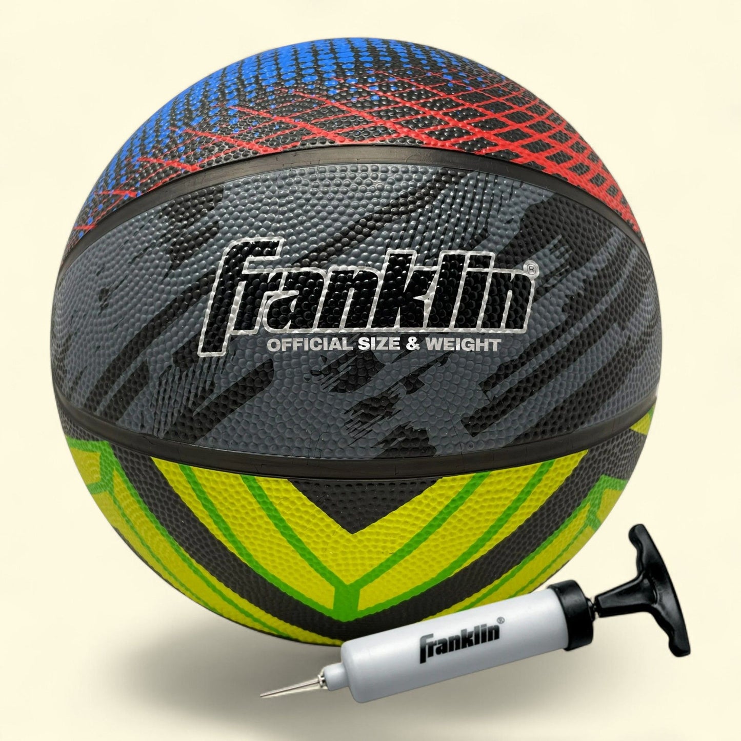 Ballon de basket en caoutchouc Franklin Sports, 75 cm