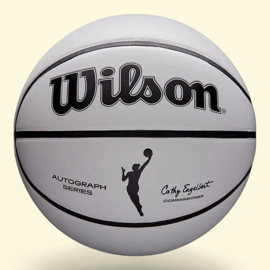 Ballon de basket Wilson dédicacé, WNBA, taille 6 - 72,4 cm