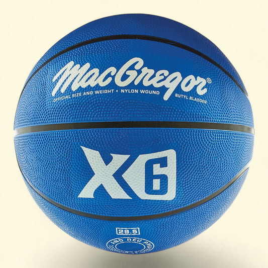 MacGregor Blue Basketball, Official Size (29.5")
