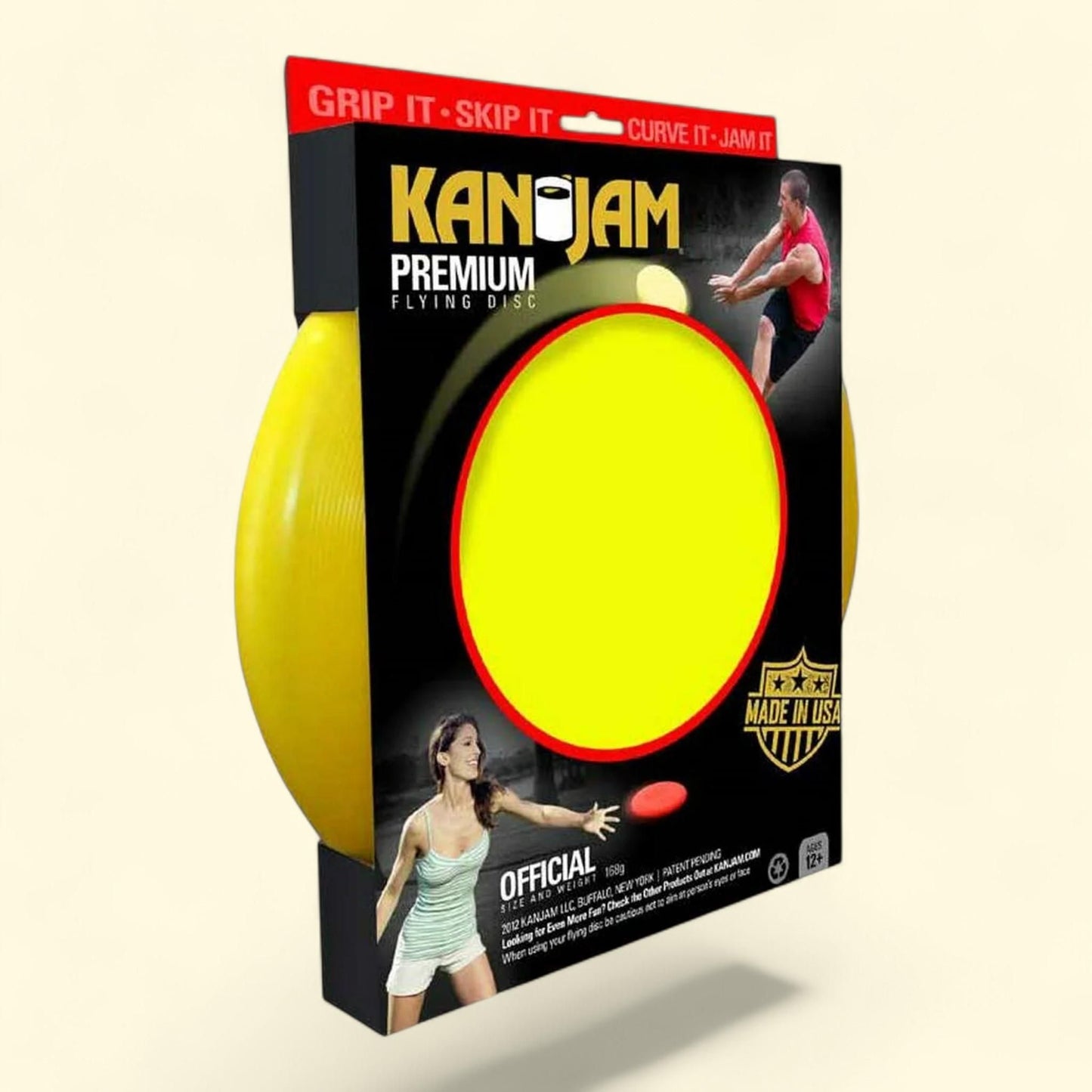 Kan Jam Flying Disc, Yellow 168 Gram 10.75"