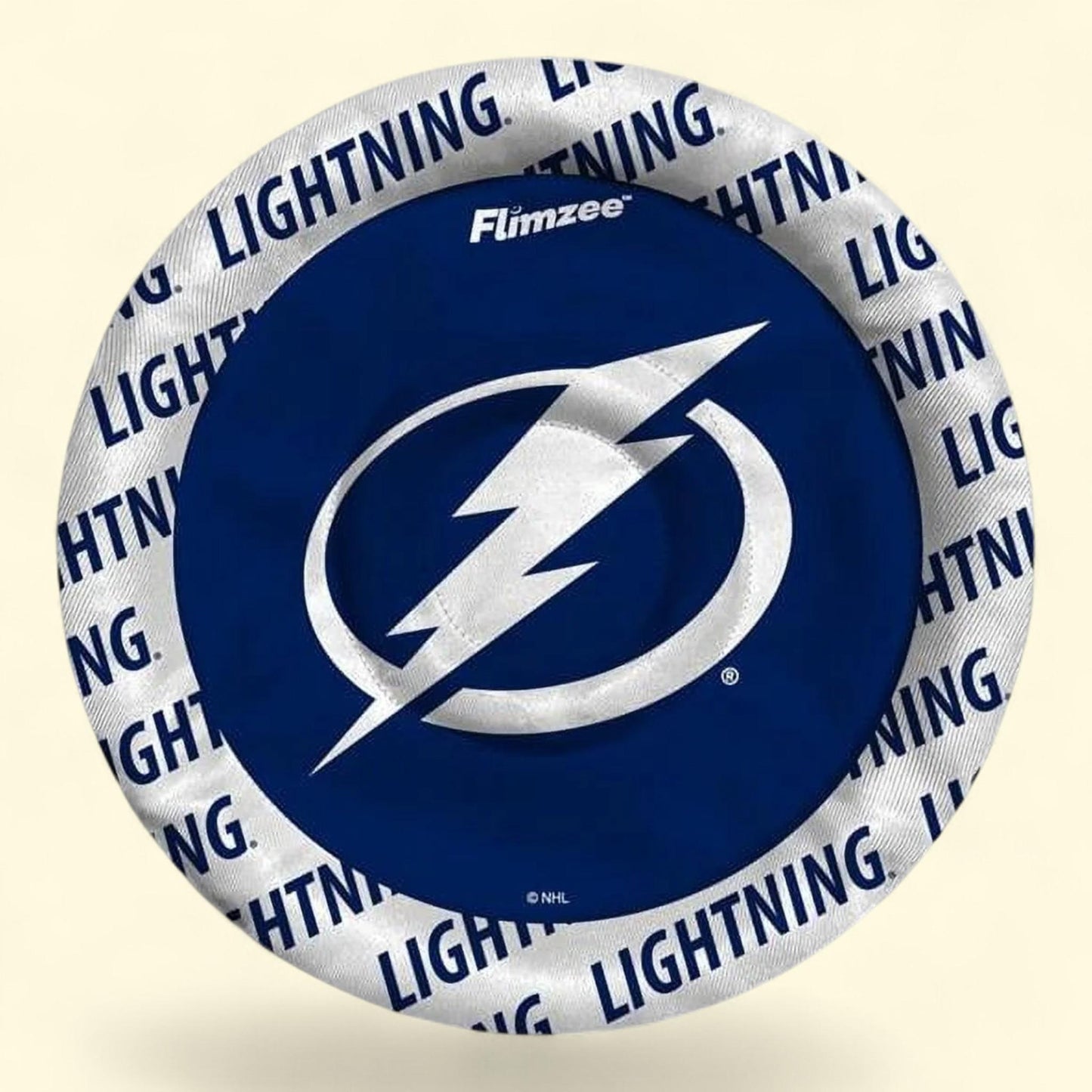 YouTheFan NHL Tampa Bay Lightning Flimzee Bean-Bag Flying Disc, Standard Size