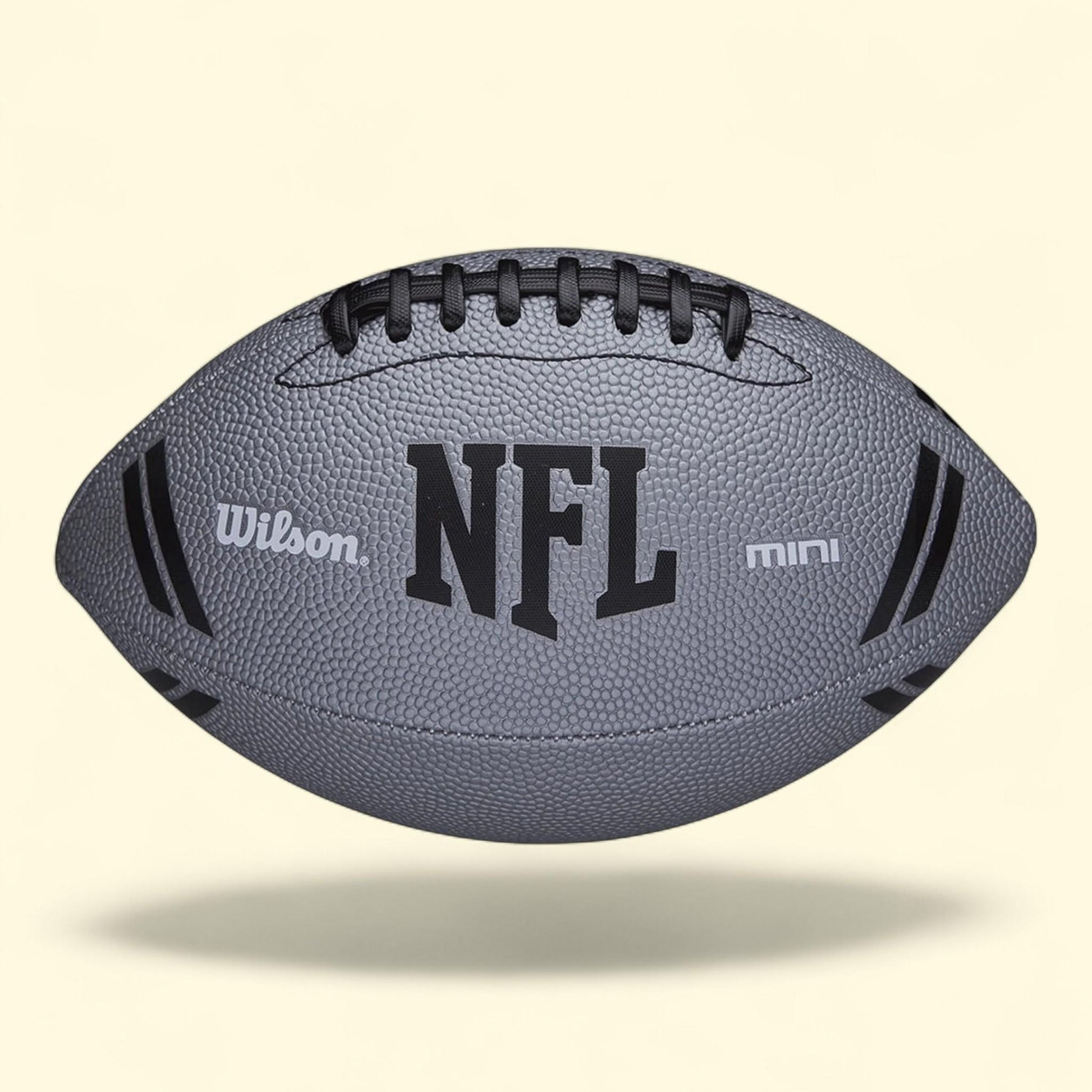 Wilson NFL Mini Size Football, Grey, Composite Leather — authentic US product shipped worldwide by Treatspree