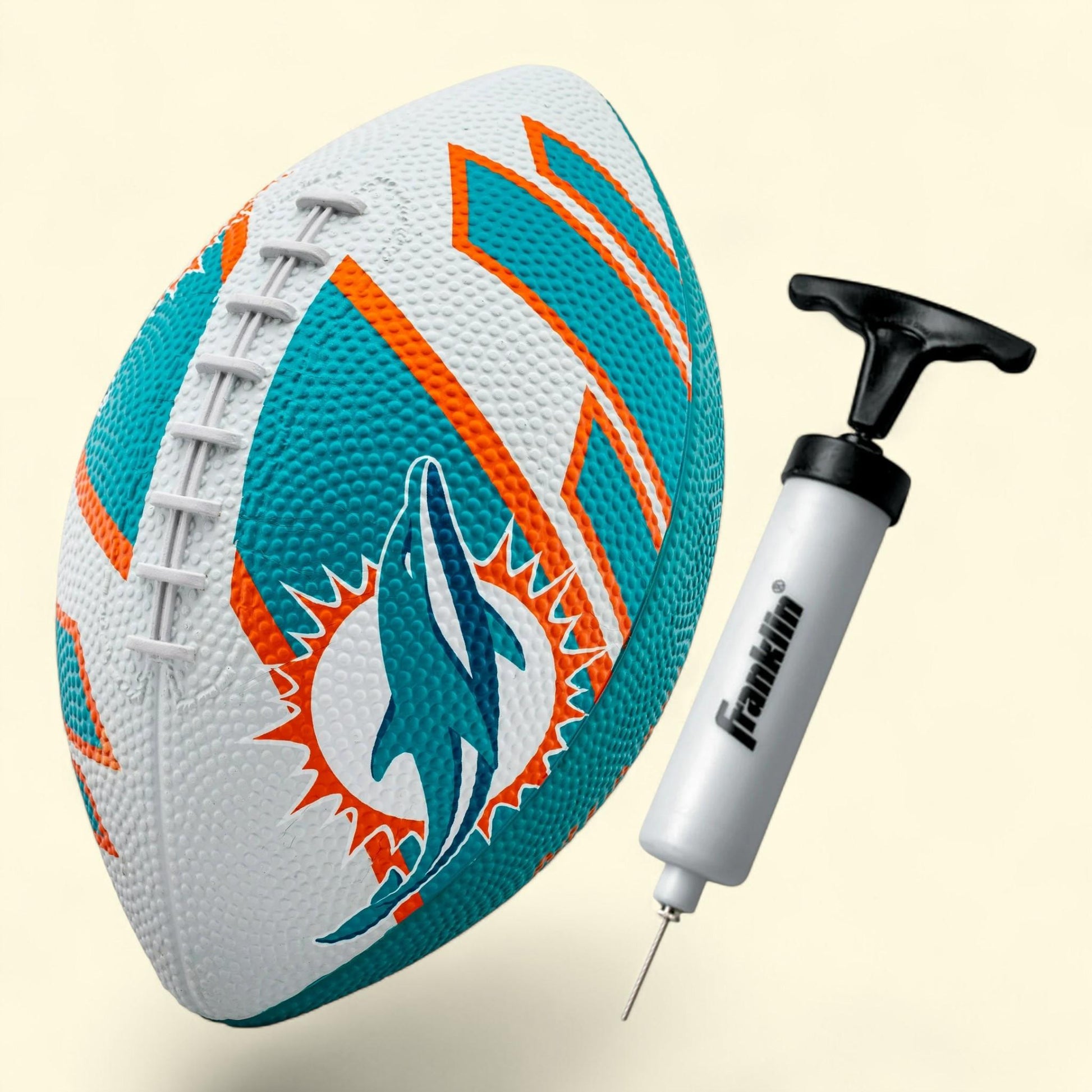 Franklin Sports NFL Miami Dolphins Youth Football, Mini 8.5" — authentic US product shipped worldwide by Treatspree
