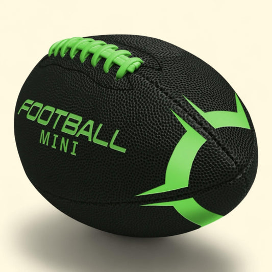 Magic Time Mini 6" Rubber Football, Black