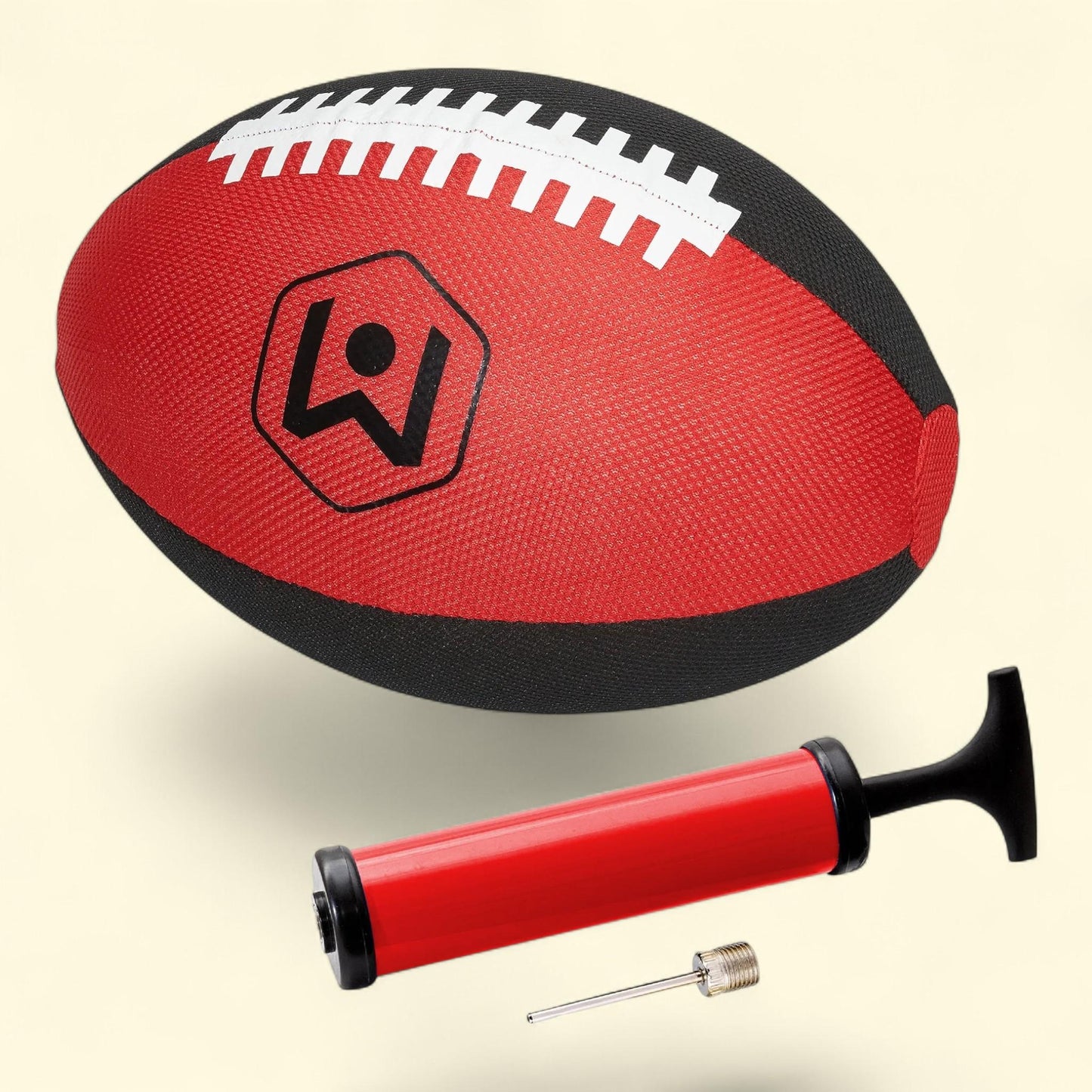 Wicked Big Sports: Oversized 16" Football, Red & Black