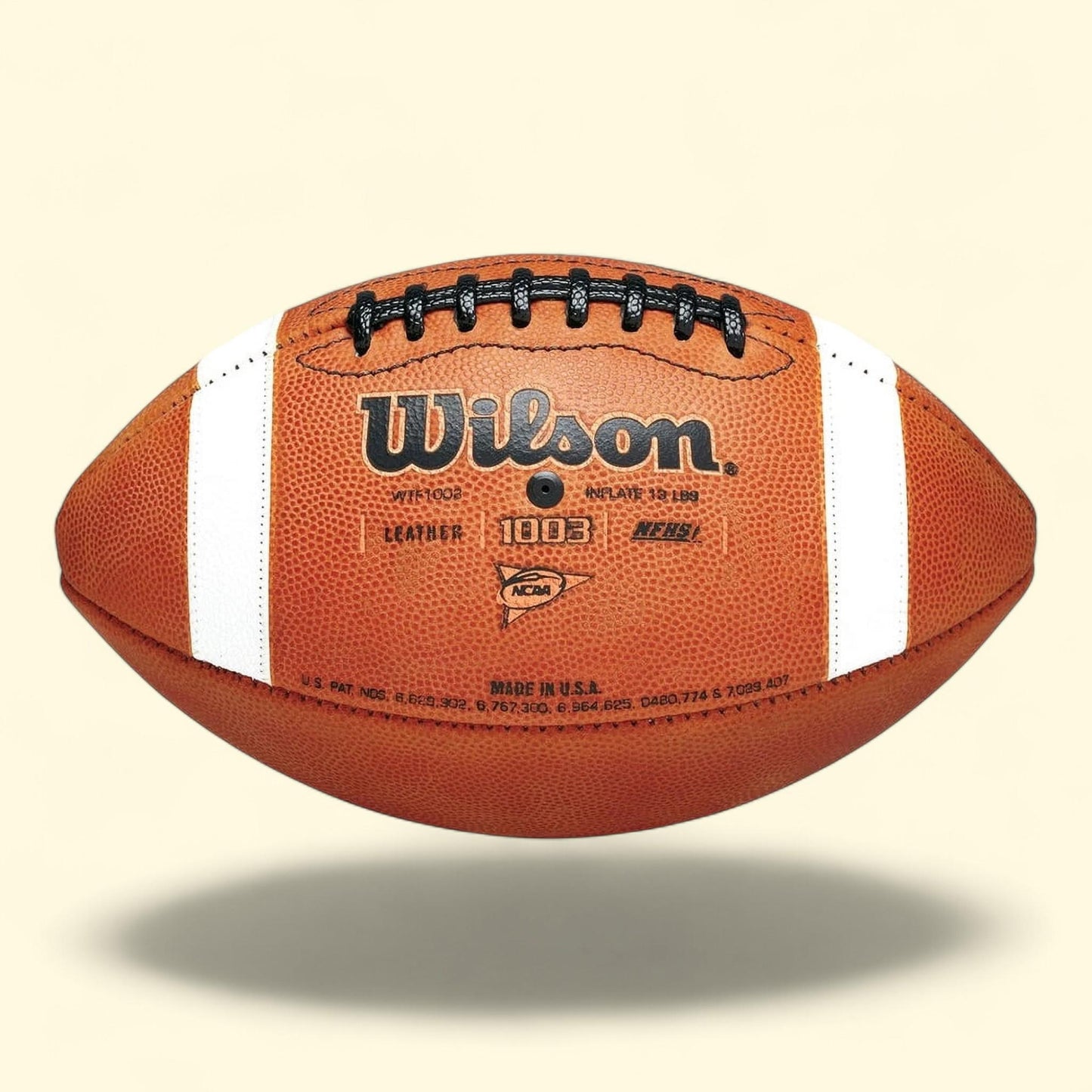 Wilson GST 1003 Official Size Leather Game Football