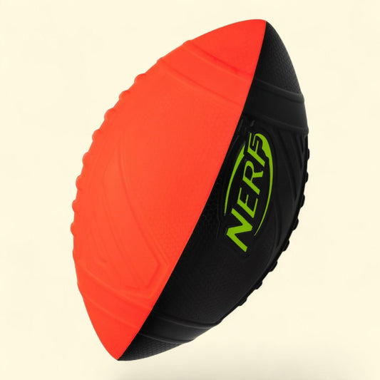 NERF Foam Football, 9" Inch, Red + Black