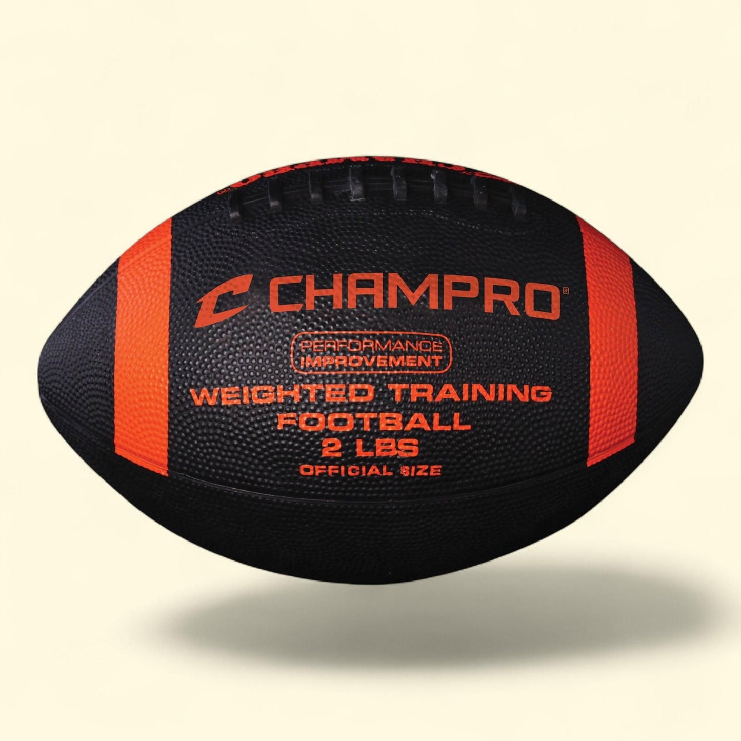 Champro Sports Weighted Rubber Football, Official Size