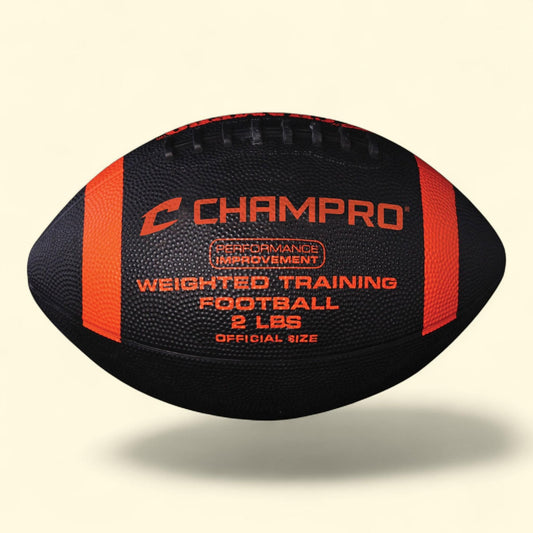 Champro Sports Weighted Rubber Football, Official Size
