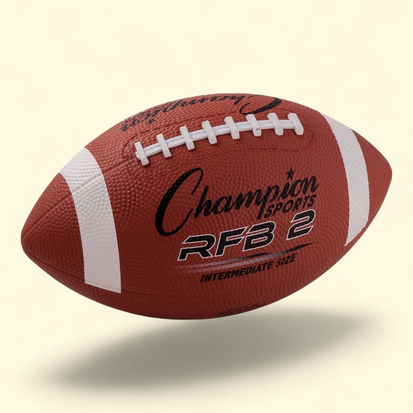 Champion Sports Rubber Football, Intermediate Size — authentic US product shipped worldwide by Treatspree