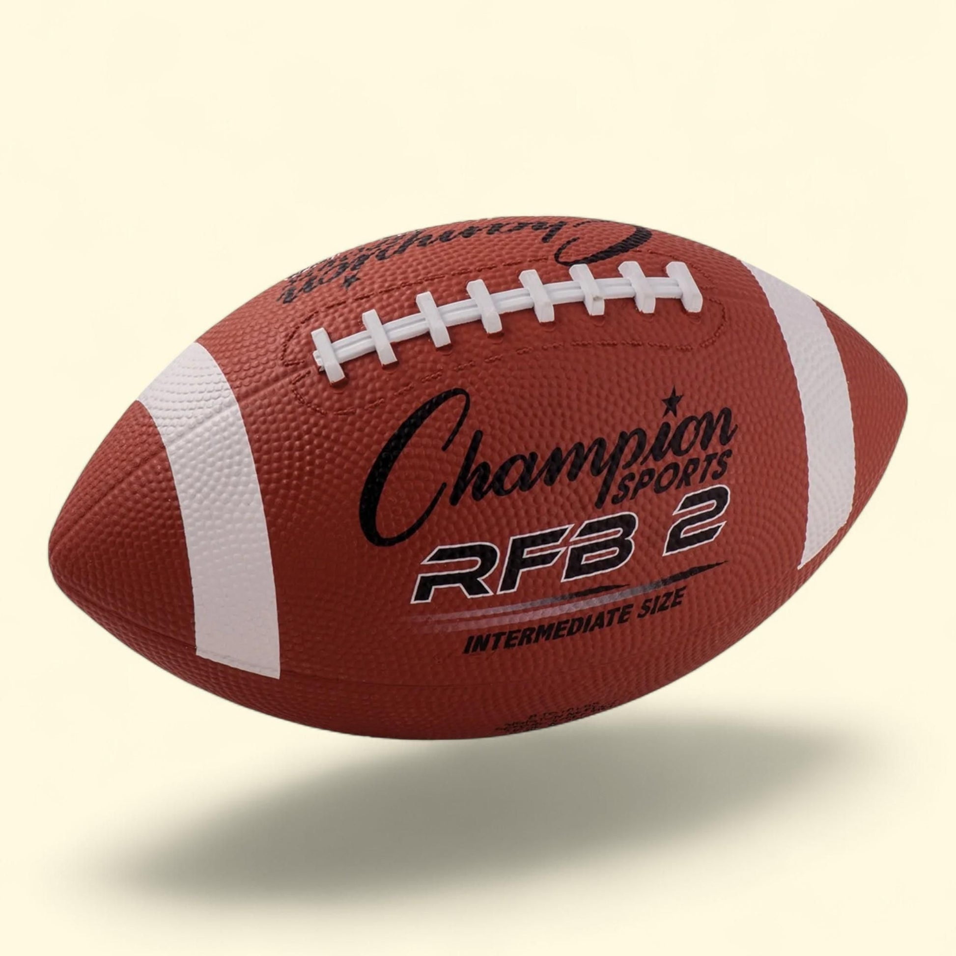 Champion Sports Rubber Football, Intermediate Size — authentic US product shipped worldwide by Treatspree