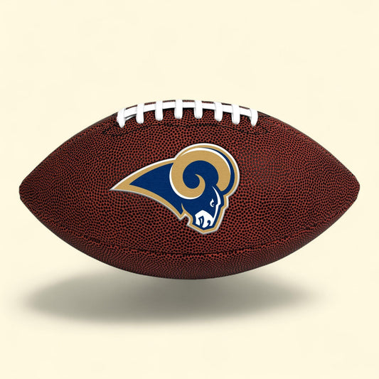 Rawlings NFL Game Time Football, Los Angeles Rams, Official Size