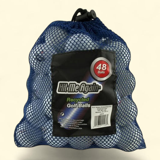 Hit Me Again Recycled Golf Balls, 48 Pack