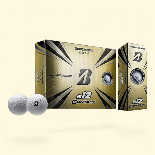 Bridgestone e12 CONTACT Golf Balls, White, 12 Pack
