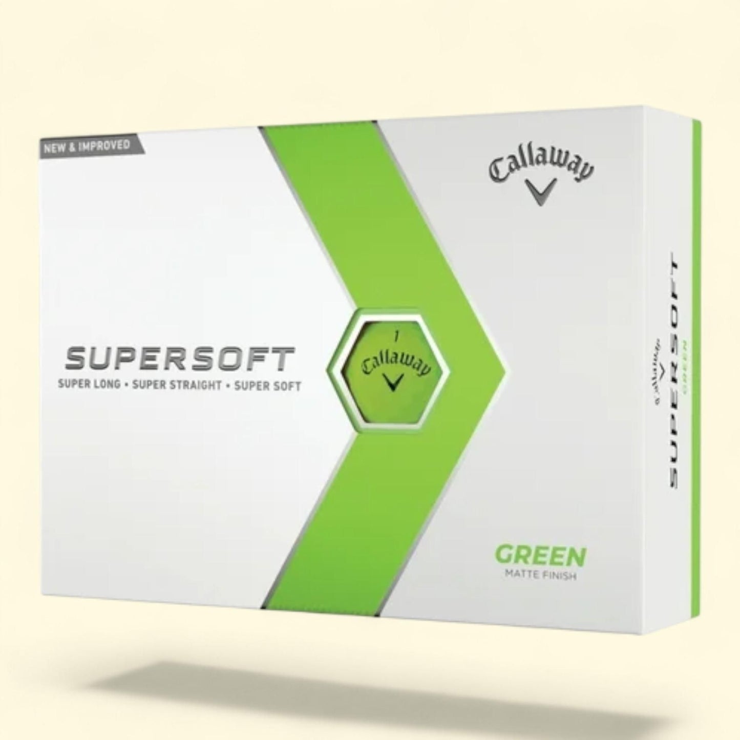 Callaway Supersoft Golf Ball, Matte Green 12pk