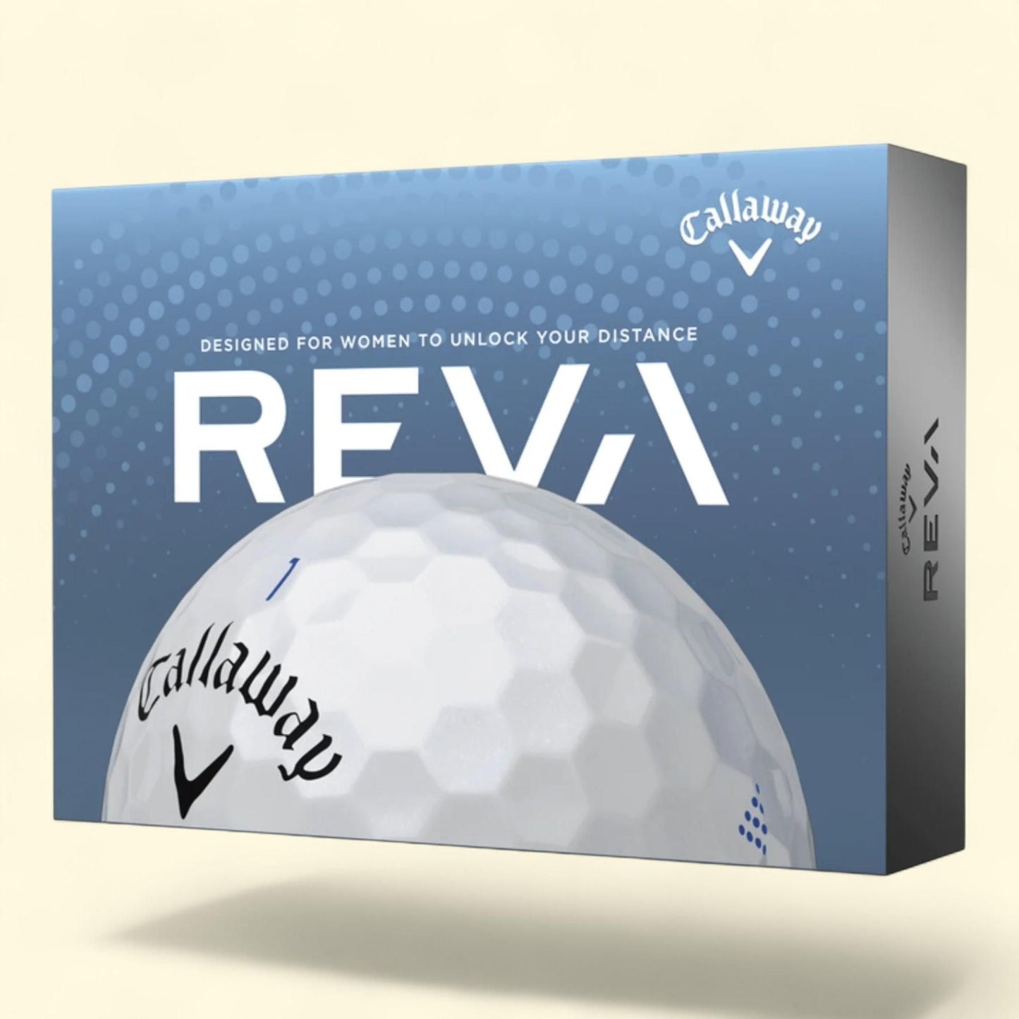 Callaway REVA Golf Balls, Pearl, 12 Count
