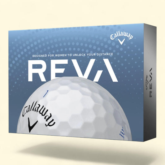 Callaway REVA Golf Balls, Pearl, 12 Count