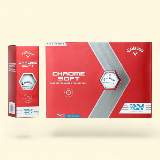 Callaway Chrome Soft Golf Balls, 12pk 22 Triple Track White